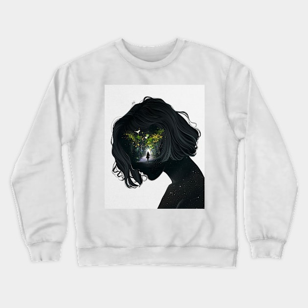 The reflection of peace. Crewneck Sweatshirt by Muhammedsalah